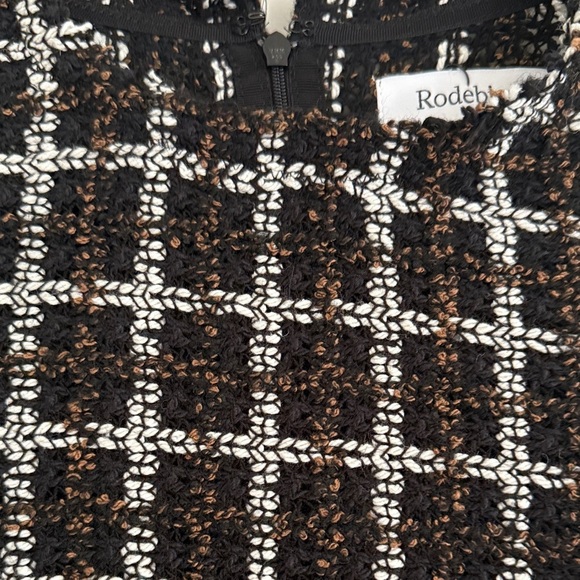 Rodebjer Akande Brown & Black Dress sz XS - Picture 7 of 12